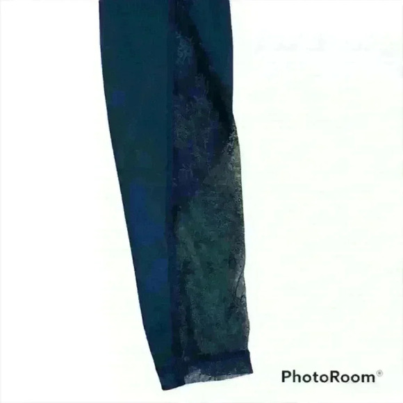 Mono b black lace insert lounge athletic workout leggings size small NWT - Picture 5 of 7